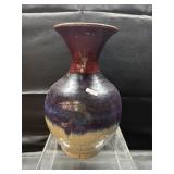 12" Lantern Hill Seagrove Pottery Vase