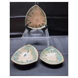 Lantern Hill Seagrove Pottery Triangle Platters