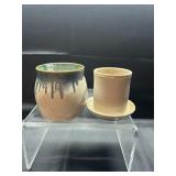 Lantern Hill Pottery Yeunling French Butter Dish