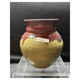 8.5" Lantern Hill Seagrove Pottery Two Tone Vase