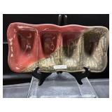 13.5" Lantern Hill Seagrove Pottery Relish Tray