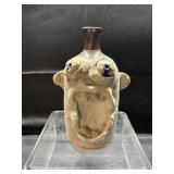 8.5" Kit Vanderwal Lantern Hill Pottery Face Jug