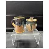 Lantern Hill Seagrove Pottery Cream/Sugar