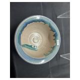 8.5" Lantern Hill Seagrove Pottery Mixing Bowl