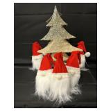 Flawed- Christmas Decor Lot-Tree Santa Ornaments
