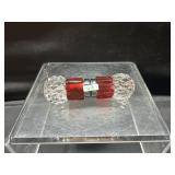Cranberry Diamond Point Knife Rest?
