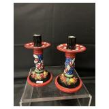 Ceramic Candle Holders-Christmas Themed