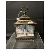 9" tall Christmas Lantern-Battery Op-Untested