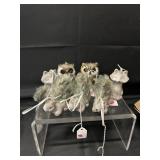 Woodland Friends Christmas Ornament Lot