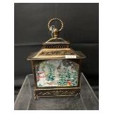 9" Tall Christmas Lantern-Battery Op-Untested