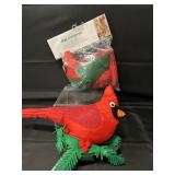 2 Evergreen Cardinal Tree Toppers 1 NIB