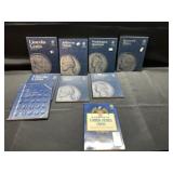 Coin Collecting Folders and Book