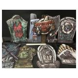 Halloween Tombstone Decorations-Super Hero
