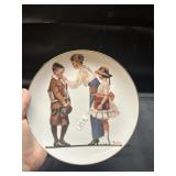 Norman Rockwell Plate-Ready for School