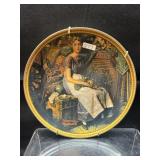 Norman Rockwell Plate-Dreaming in the Attic