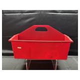 Red Horse Tack Bucket with handle