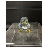 Faceted Crystal Glass Penguin