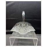 Smith Glass Quintec Clear Handled Basket