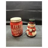 Christmas Measuring Cups, Mason Jar Cookie Jar