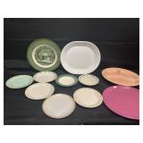 VTG PLATE/SAUCER LOT-NO SHIPPING