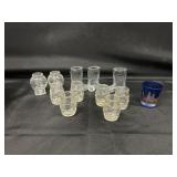 JIM BEAM COLLECTIBLE BARWARE/SHOT GLASSES
