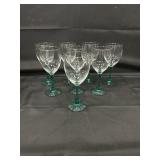 Luminarc Aqua stem wine glasses