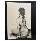 BLACK AND WHITE CANVAS WOMAN-NO SHIPPING