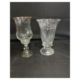 CRYSTAL TULIP VASE/GLASS HURICANE VASE