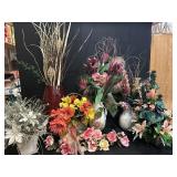 VINTAGE FLORAL ARRANGEMENT LOT - NO SHIPPING