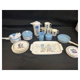 1970S CHILTON HOLLY HOBBIE PLASTIC TEA SET