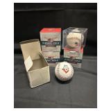 UV BASEBALL DISPLAY X's 3 AND BASEBALLS