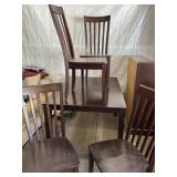 VINTAGE DINING ROOM TABLE AND CHAIRS