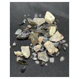 ROUGH AND PARTIALLY TUMBLED GEMSTONES