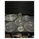 GLASS COOKWARE LOT-PYREX AND MORE