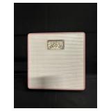 VTG MECHANICAL BATHROOM SCALE PINK/WHITE