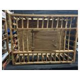 ANTIQUE PRIMITIVE WOOD CHICKEN CRATE-NO SHIPPING