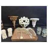 VTG DECORATIVE WALL ACCENTS-CORBELS, SHELVES