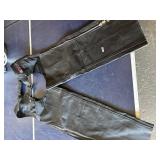 ZONY SIZE SMALL LEATHER CHAPS