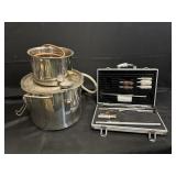 STAINLESS STEEL HOME DISTELLERY/GUN CLEANING KIT