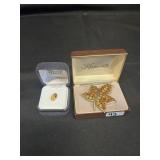 VINTAGE RHINESTONE BROOCH/TIE TACK