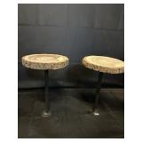 WOOD/CAST IRON PEDESTALS