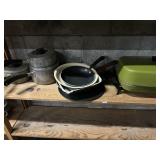 VTG COOKWARE-FRYING PANS/POTS AND MORE