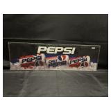 PEPSI COLA PLEXI GLASS DISPLAY SIGN-ONE SIDED