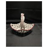 RETICULATED PORCELAIN BASKET PORTUGAL