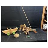 WOODEN HANDMADE TOY LOT