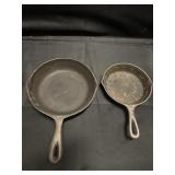 CAST IRON #5/#3 FRYING PANS