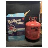 BALLOON TIME HELIUM AIR TANK-HALF EMPTY