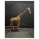 24' LEATHER WRAPPED GIRAFFE-FLAWED