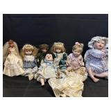 VINTAGE DOLL LOT-BARBIE/PORCELAIN