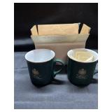 NOS KING OF SWEDEN GEVELIA COFFEE MUGS